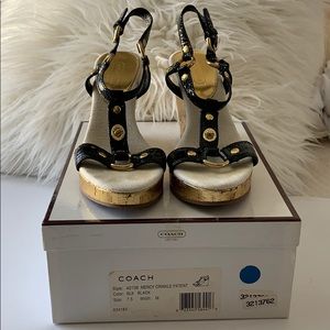 Coach Mercy platform sandals